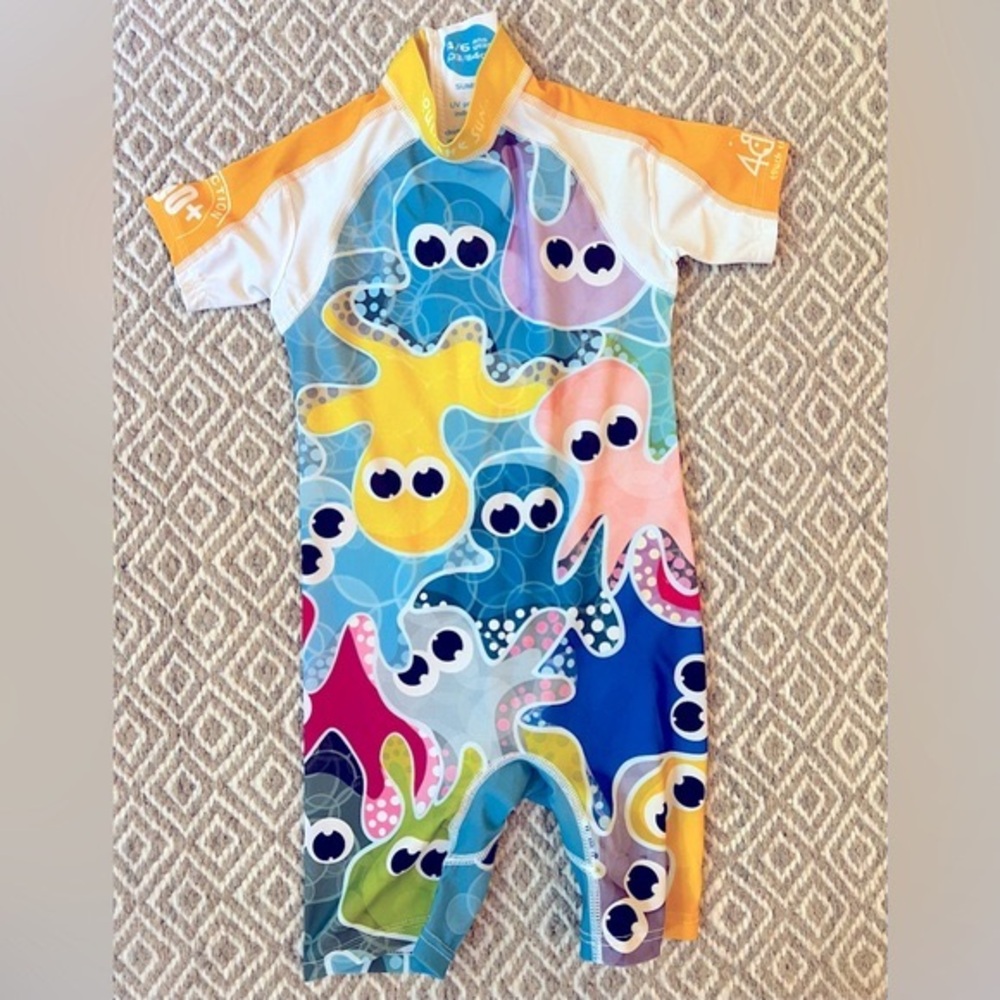 4BB2 unisex rash guard one-piece size 4-6 years